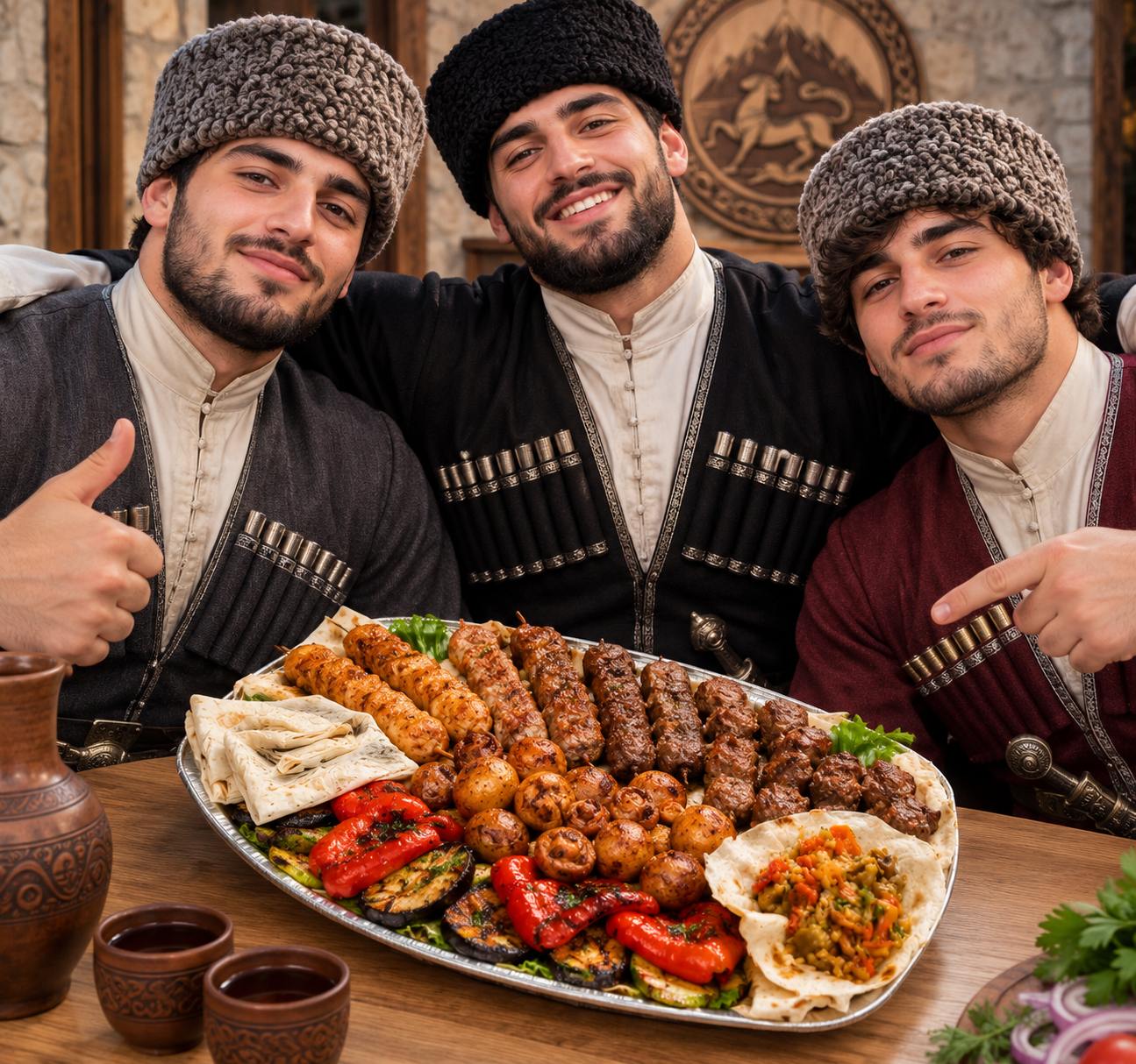 Мясная тарелка средняя — доставка во Владикавказе