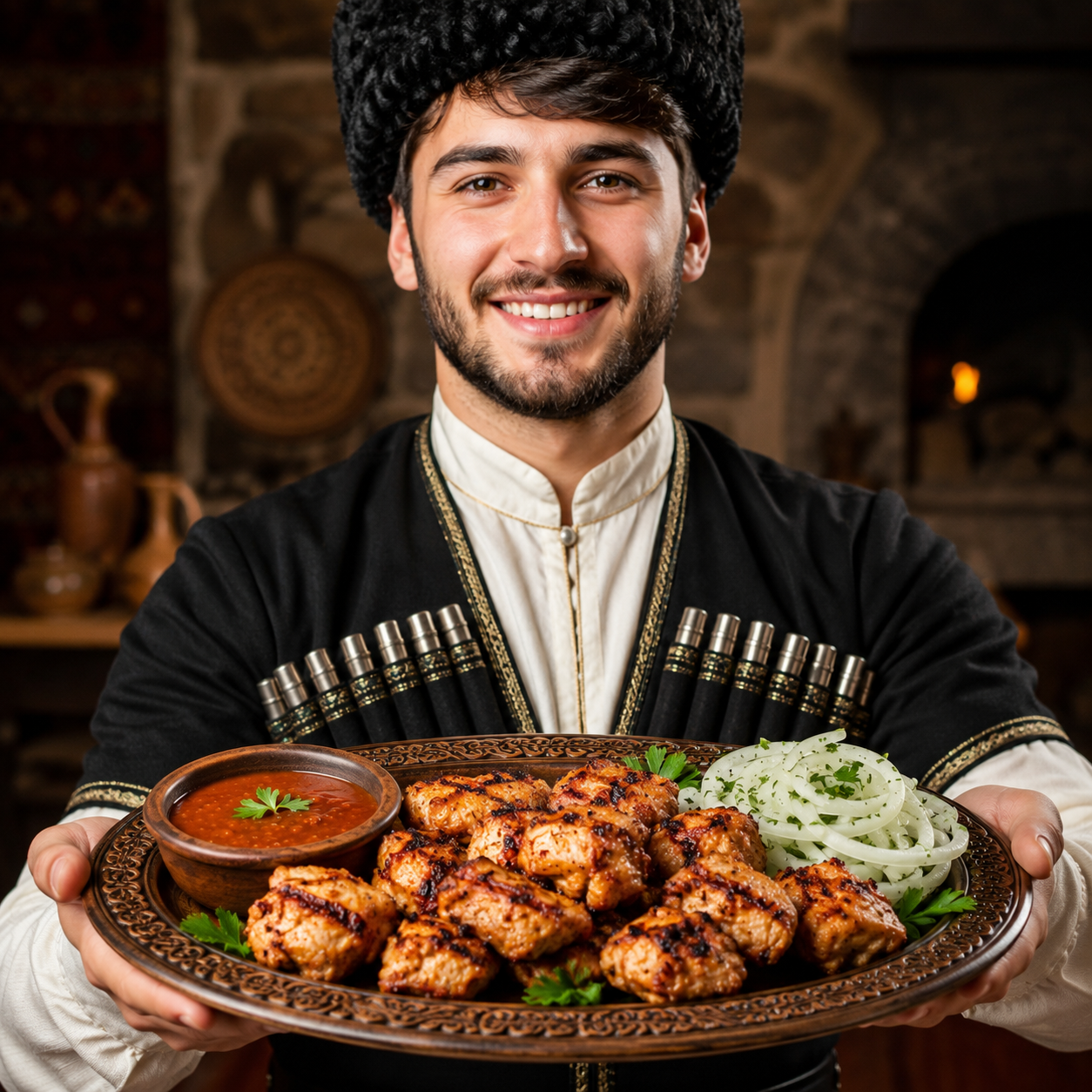 Шашлык из курицы — доставка во Владикавказе